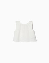 Zippy Top With English Embroidery For Girls